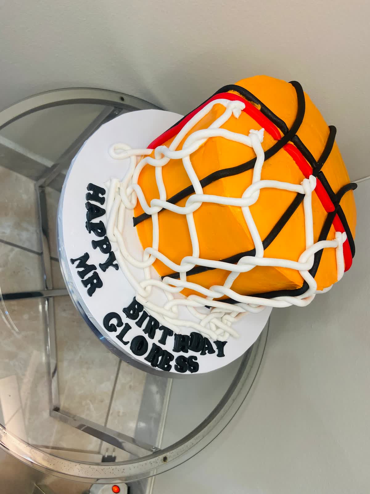 Gâteau d’anniversaire basketball
