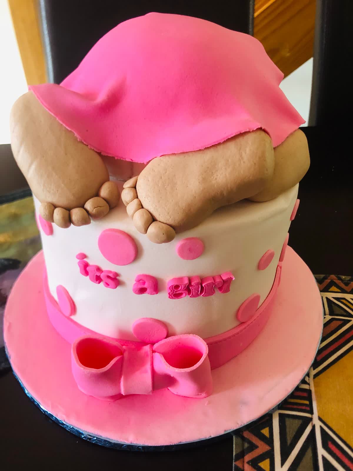 Gâteau de baby shower « It’s a son »
