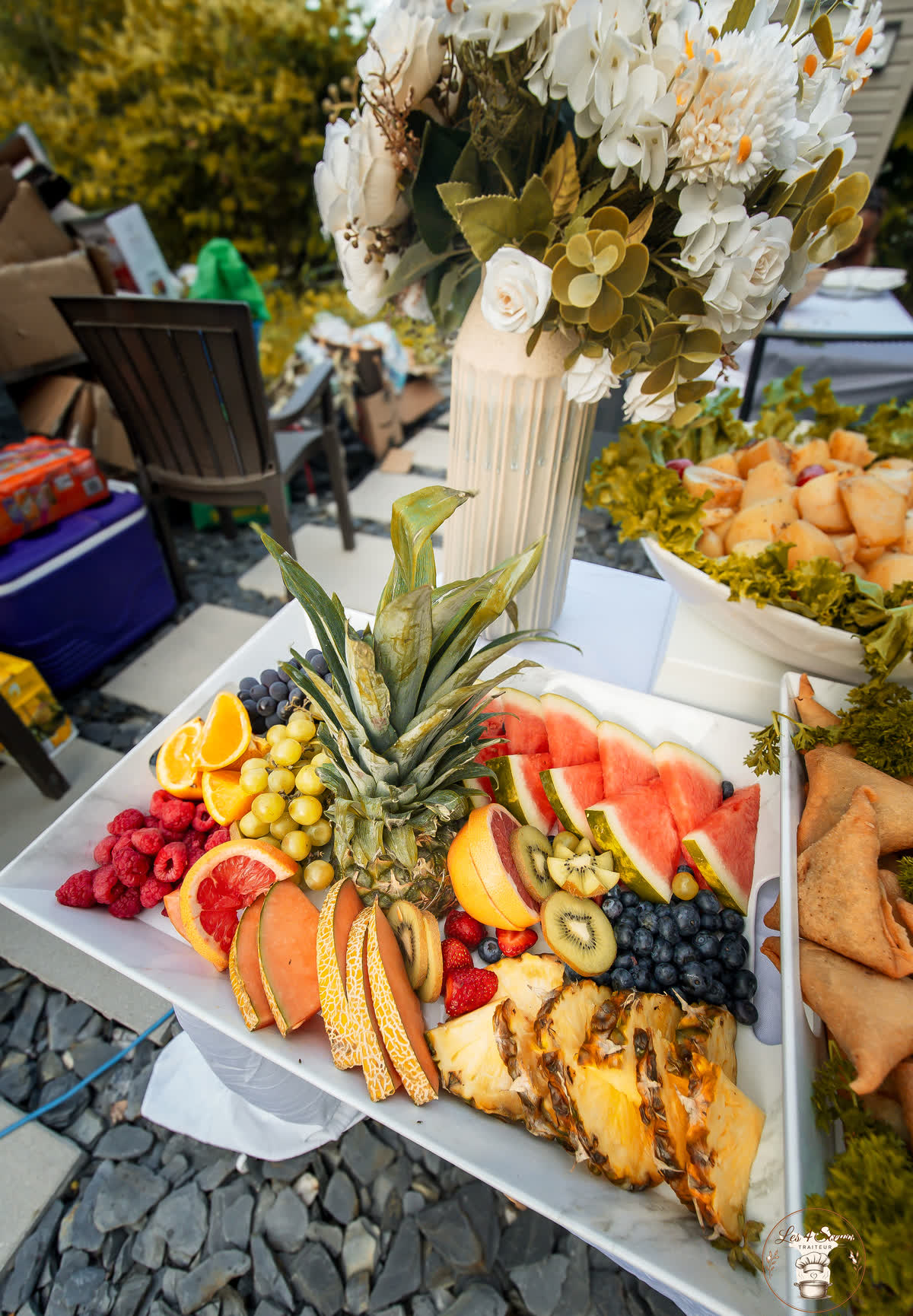 Plateaux de fruits frais